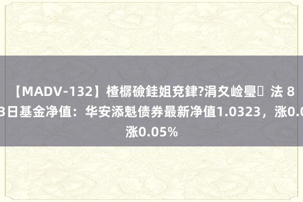 【MADV-132】楂樼礆銈姐兗銉?涓夊崄璺法 8月23日基金净值：华安添魁债券最新净值1.0323，涨0.05%